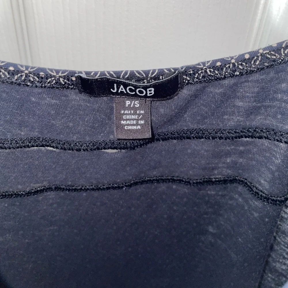 Patterned Black Lingerie Style Dress - Picture 8 of 8